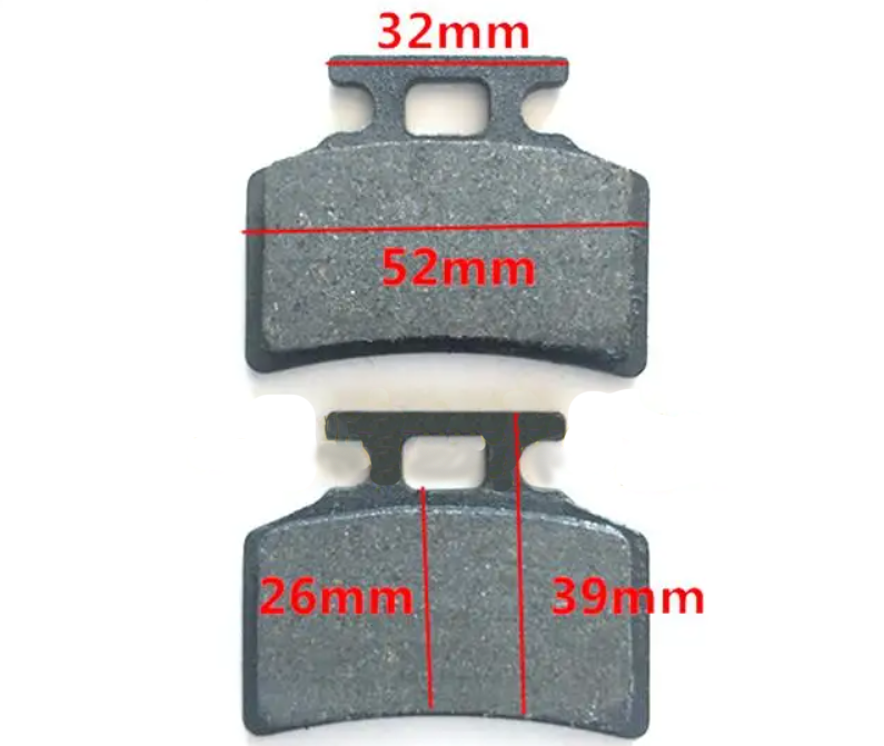 Bremsbeläge/Bremsklotz Set 52x39x32