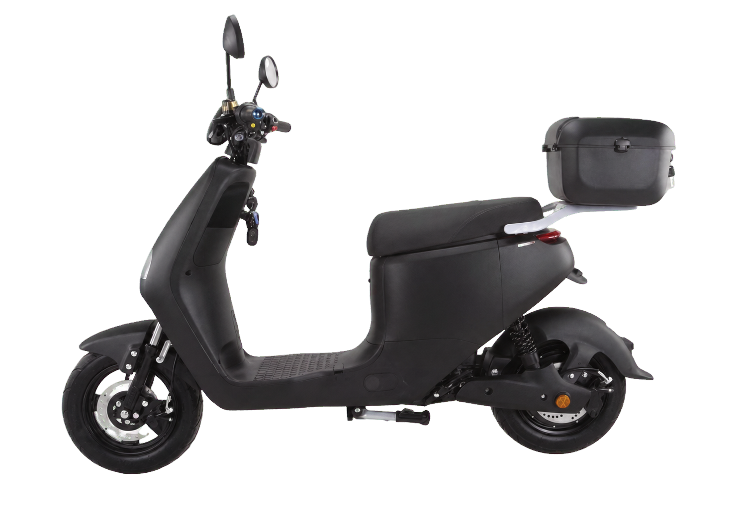 eRides City Go RS X3 schwarze Seitenansicht links