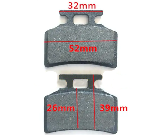 Bremsbeläge/Bremsklotz Set 52x39x32