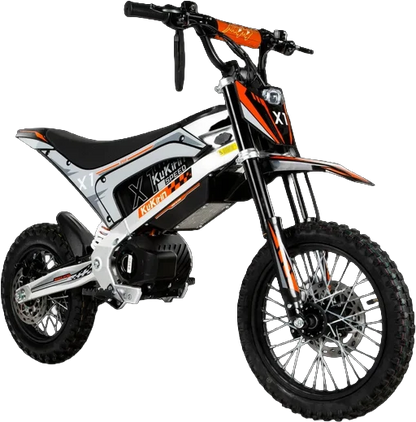 KuKirin X1 – elektrisches Offroad-Dirtbike, freigestellte Frontansicht