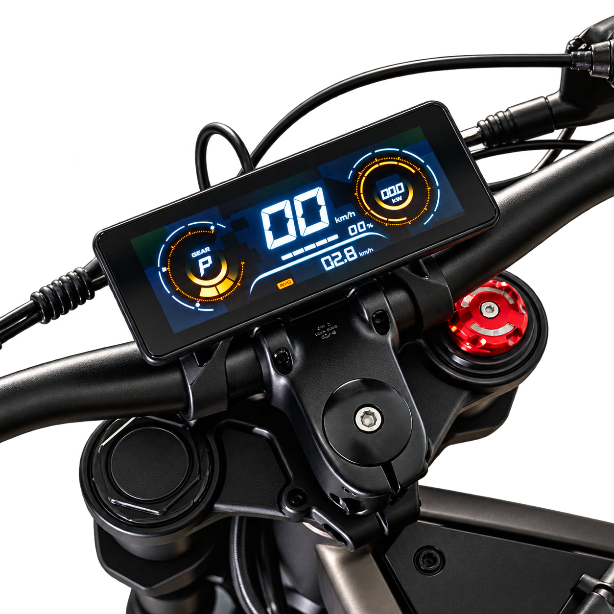 Display und Cockpit des eRides R19