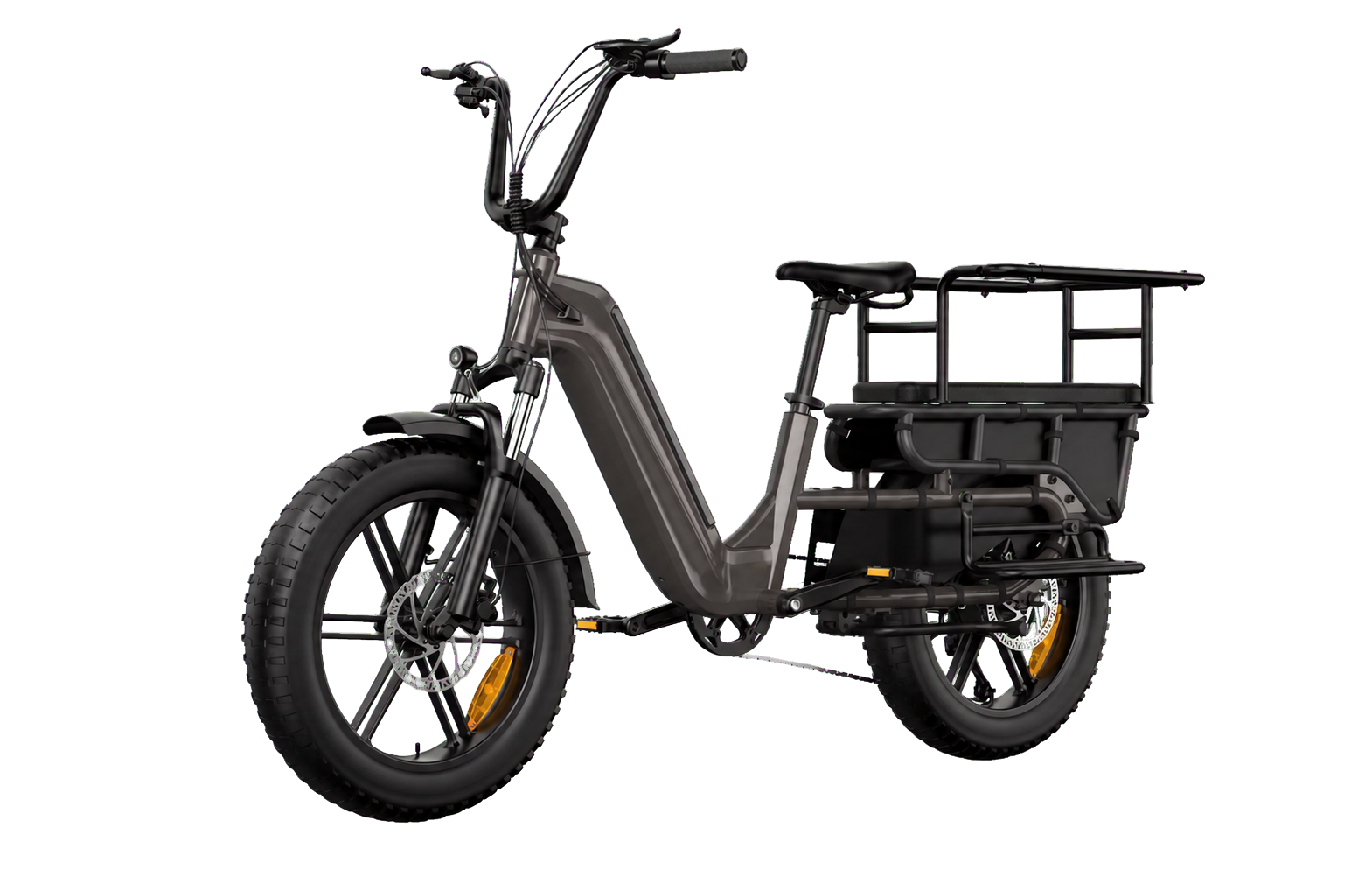 eRides Hove CargoBike grau Front links