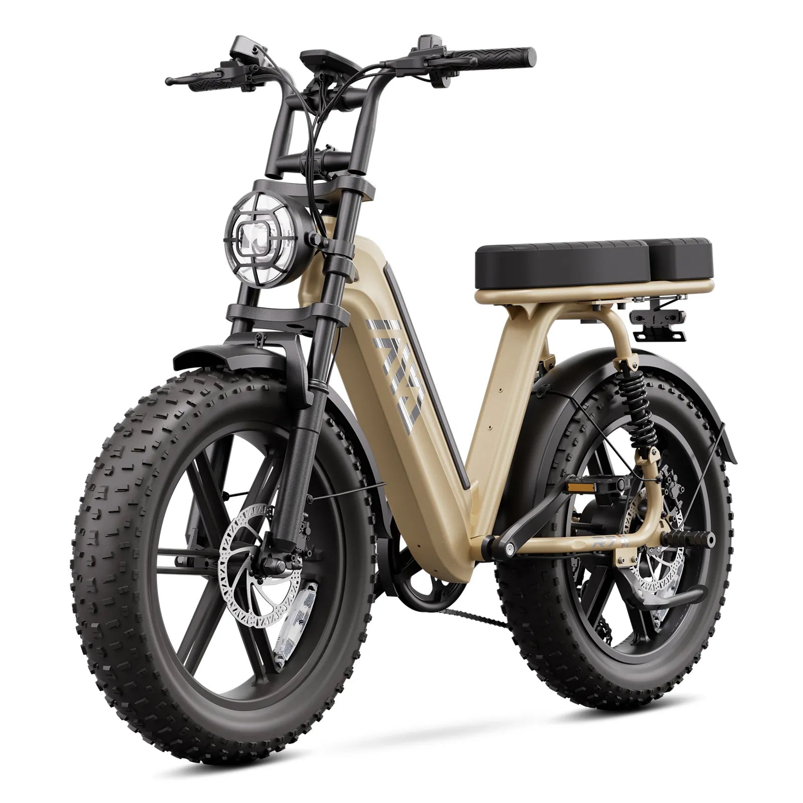eRides Y7 in Sahara Gold von vorne links